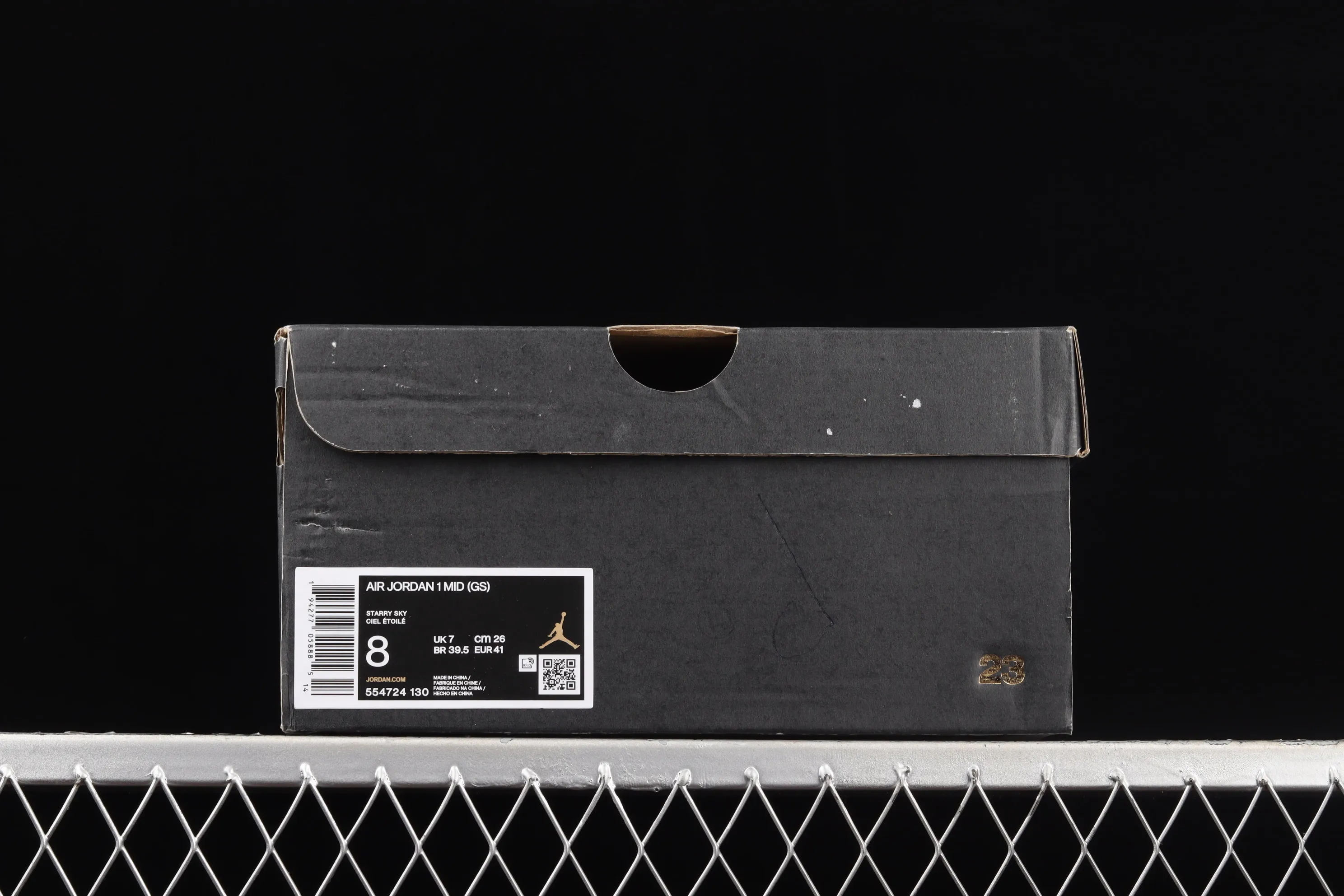 All Categories Air Jordan Jordan Series Basketball Shoes Air Jordan 1 Mid Air Jordan 1 Mid AJ1 Joe 1 Starry Sky Thermal Sensing China Basketball Shoes 554725-130